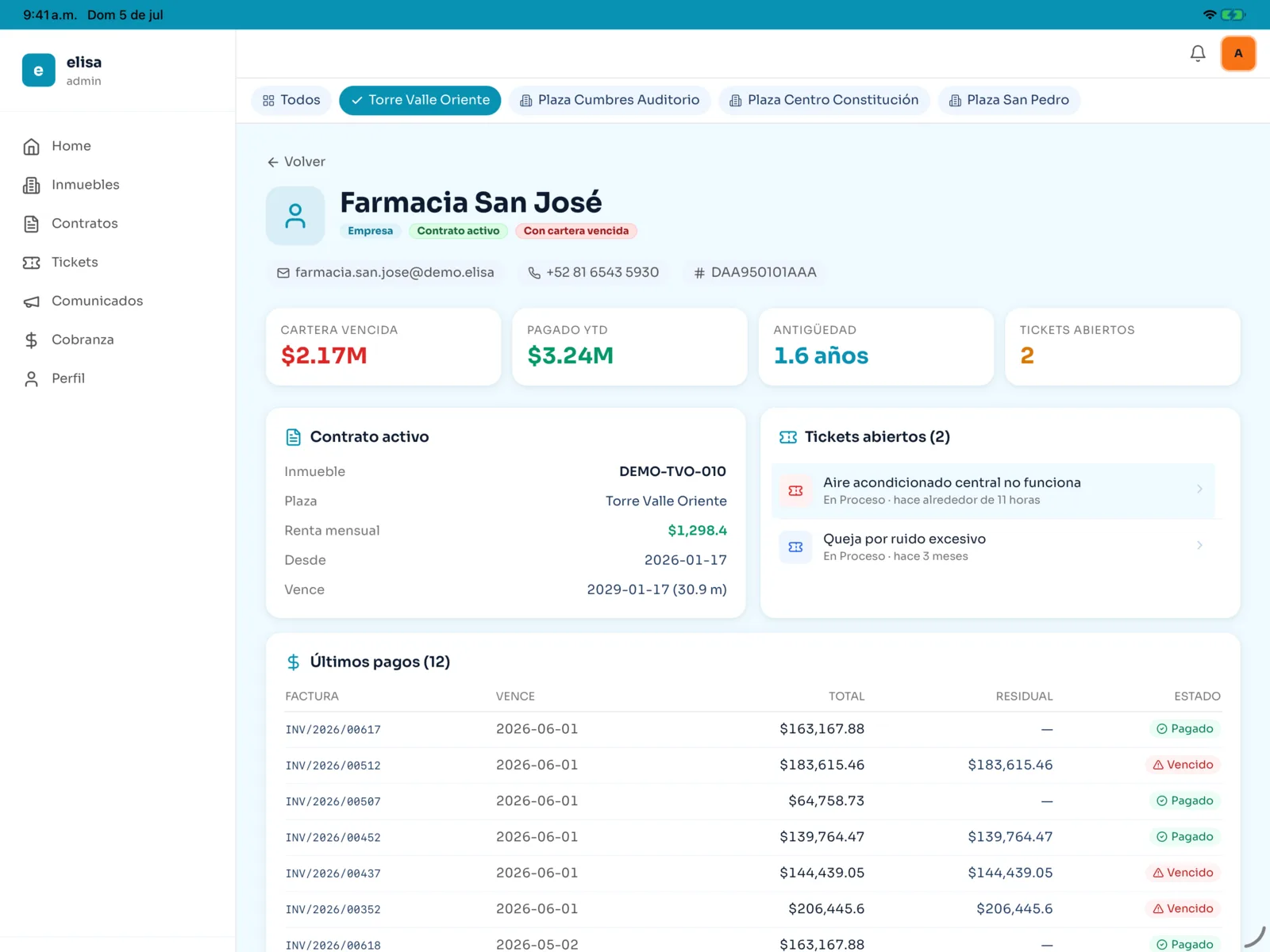 Arrendatario 360°